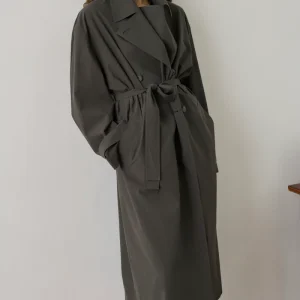 TRENCH HELIO GRIS