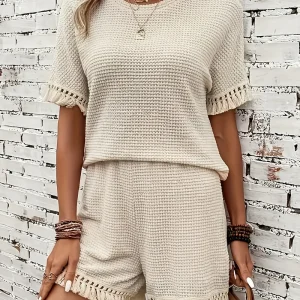 Shorts and Fringed Top Set | Casual and Bohemian