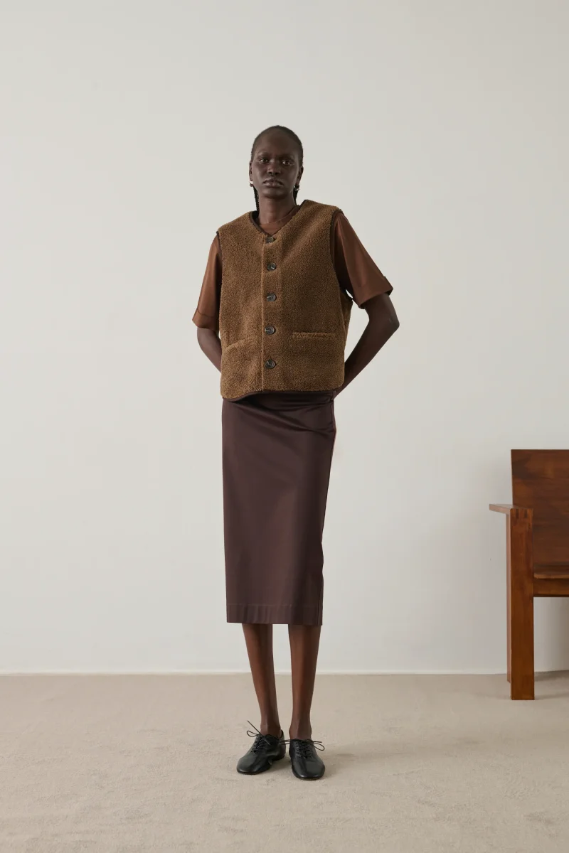 BLOUSON FUSIL MARRON – Image 5