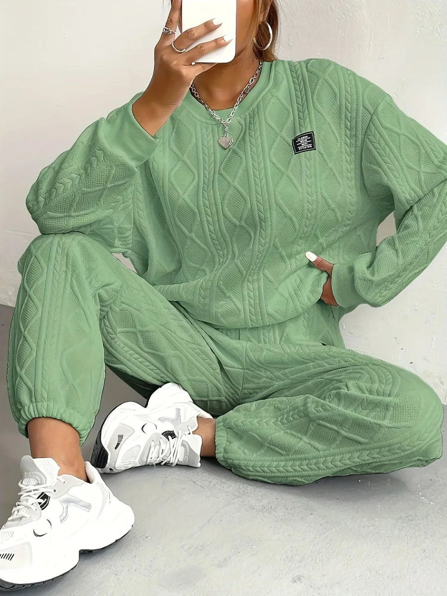 Cocooning Knitted Set White | Comfort and Casual Style – Image 6