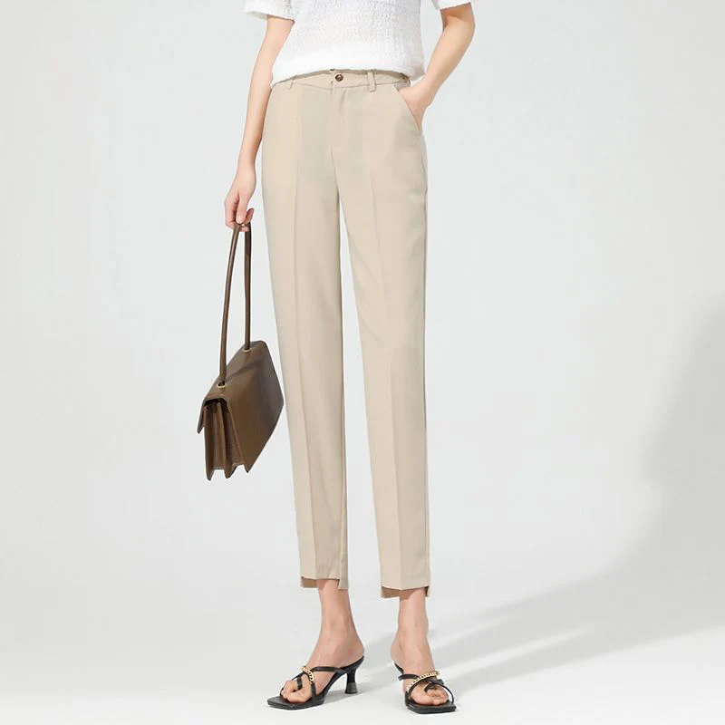 Structured Elegance Pants | High Waist and Cigarette Cut – Image 4