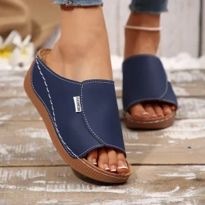 Comfortable Open Sandals with Flat Sole | Casual and Stylish