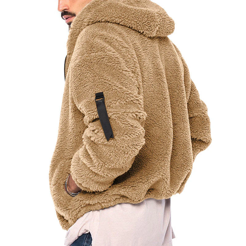 Veste Polaire Sherpa Homme | Zippée | Chaude & Confortable – Image 9