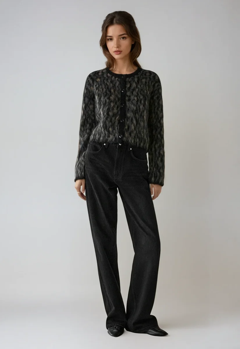 Clara | Cardigan à Motifs Texturés | Élégance Décontractée | Laine Douce – Image 3