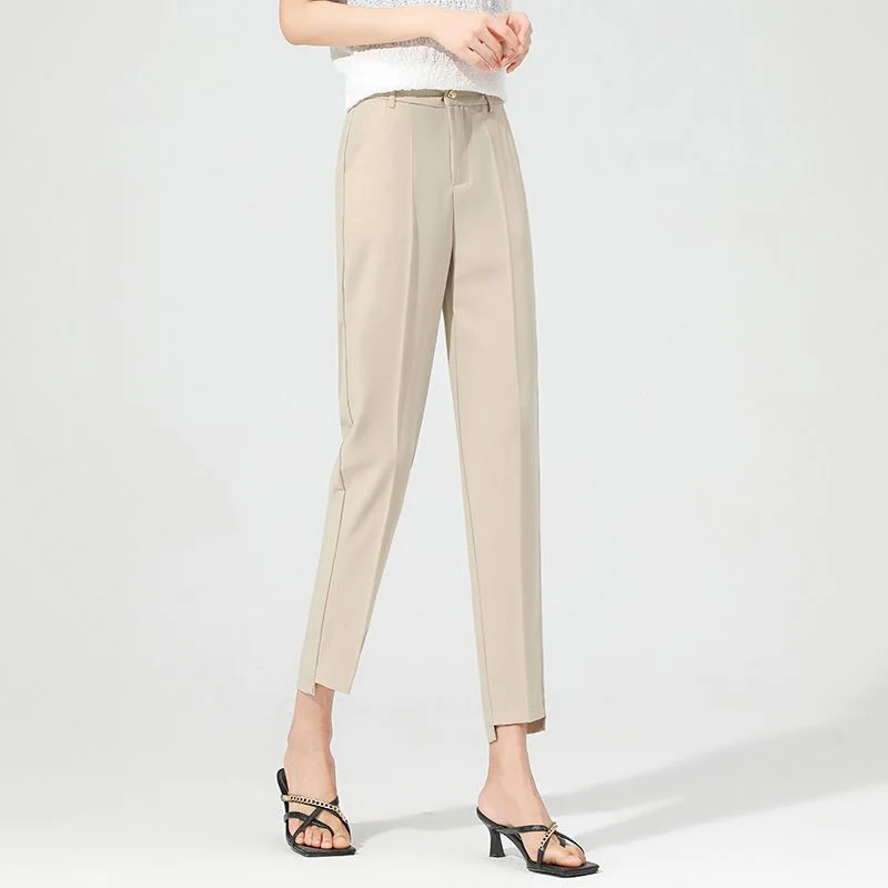 Structured Elegance Pants | High Waist and Cigarette Cut – Image 9