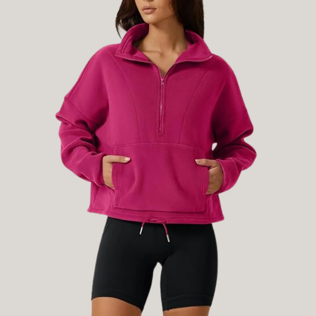 Sweat Polaire Zippé | Oversize & Confort | Style Sport & Cosy – Image 9