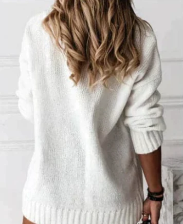 Pull Sans Restriction Pour Femme | Col en V – Image 8