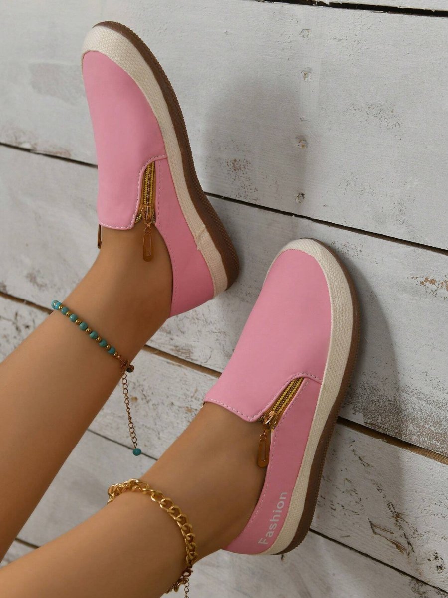 Baskets Slip-On à Zip | Simplicité Chic et Confort Quotidien – Image 4