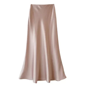 Jupe en Satin | Satin (Polyester) | Élégance Brillante et Confort