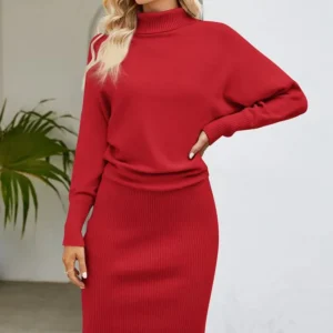 Robe Pull à Col Roulé Pour Femme | Mini