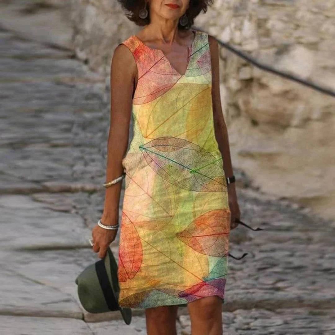 Robe d'été Vibrante Sans Manches Pour Femme | Mini – Image 2