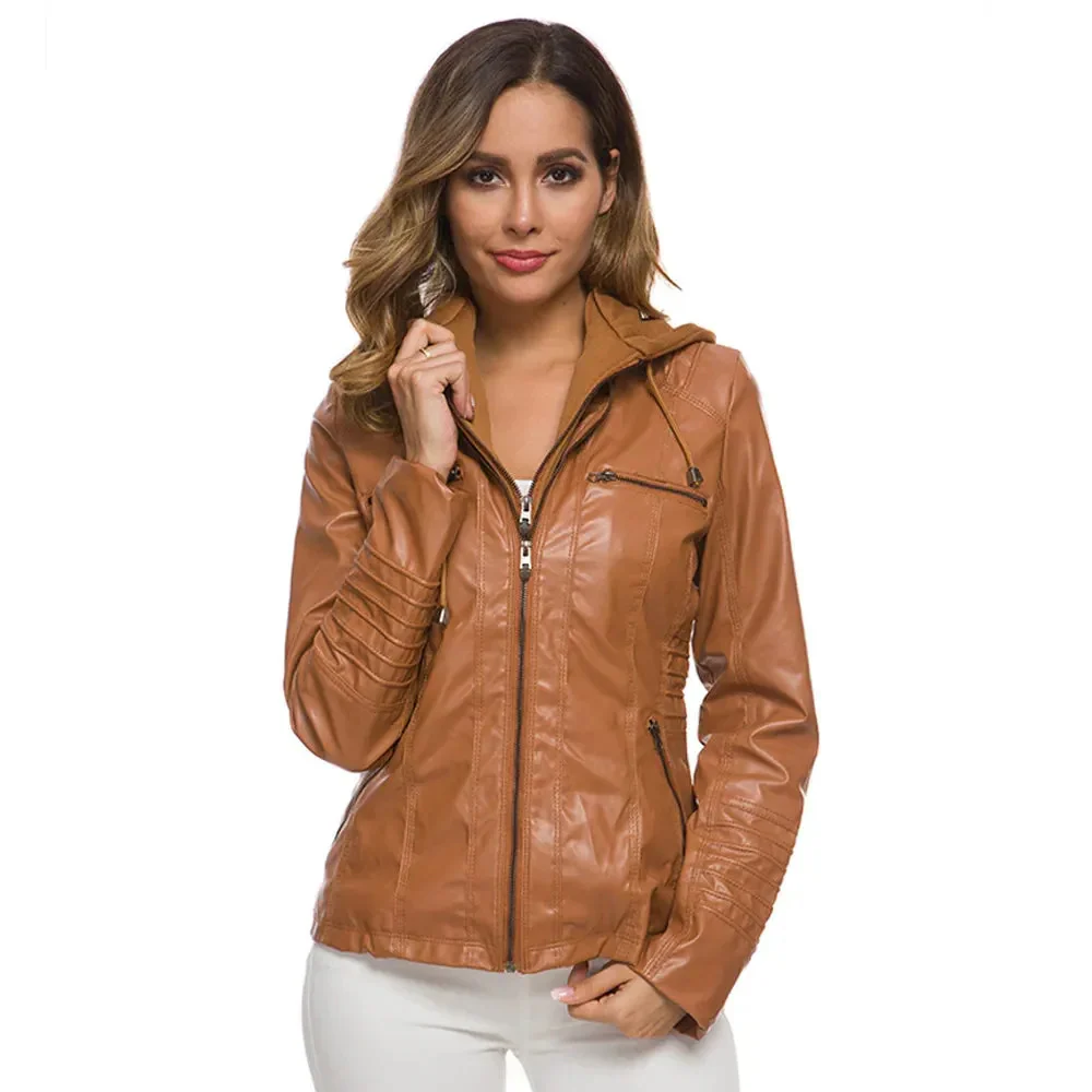 Veste Fermeture Éclair Pour Femme | Court – Image 3