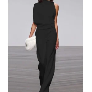 Ensemble Noir Épuré | Style Minimaliste | Élégance Moderne