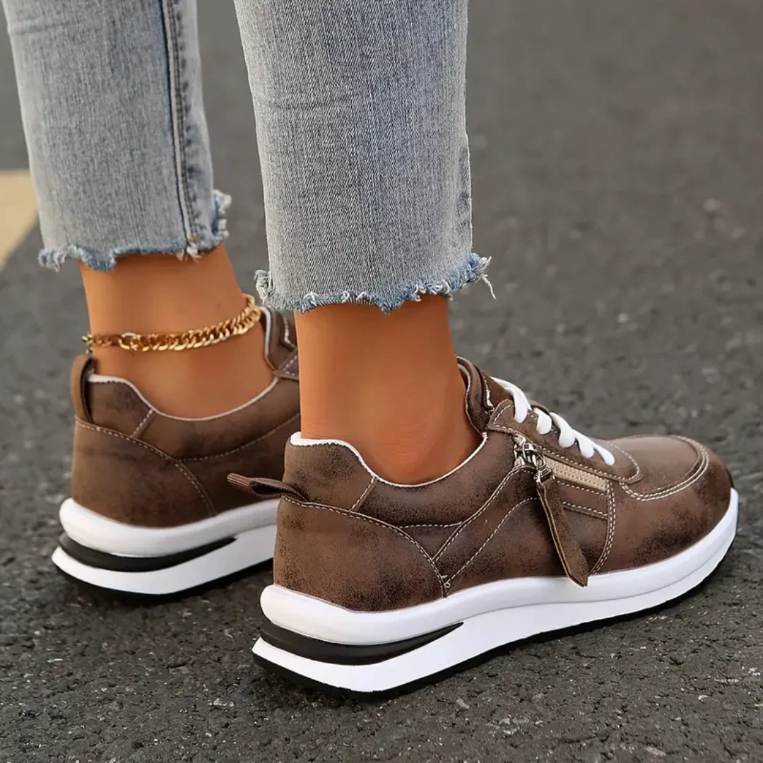 Comfort Sneakers with Laces and Zip | Urban and Stylish – Image 8