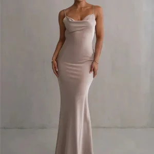 Robe d'invitée de Mariage Elégant Pour Femme | Maxi