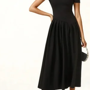 Robe Asymétrique Élégante | Robe de Soirée Midi