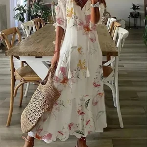Robe Bohème Charmant Pour Femme | Maxi
