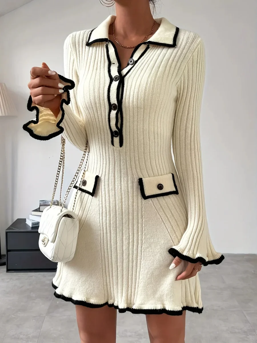 Robe Pull Tricotée Pour Femme | Mini