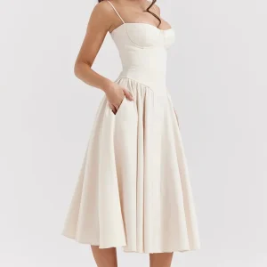 Robe d'été Flatteuse Pour Femme | Midi