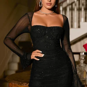 Robe de Fête Glamour Pour Femme | Mini