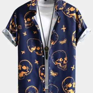 Maxime | Chemise Imprimé Pour Hommes | Manche Courte