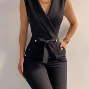 Angie | Combinaison Chic Pour Femme | Col en V