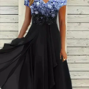 Robe de Soirée Stylisé Pour Femme | Midi