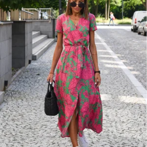 Robe d'été Imprimé Pour Femme | Maxi