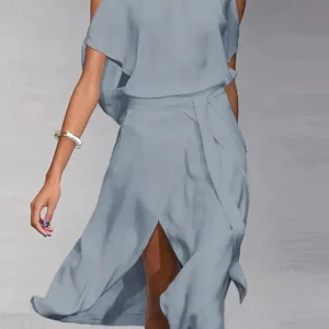 Robe de cocktail Epaule Ouverte Pour Femme | Midi