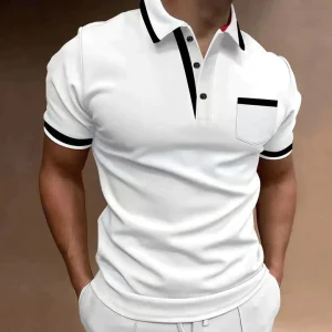 Polo Classique Pour Hommes | Manche Courte