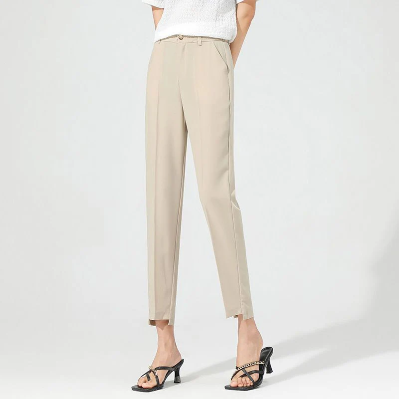 Structured Elegance Pants | High Waist and Cigarette Cut – Image 8