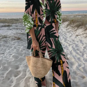 Ensemble Tropical Palmiers | Coton | Fluide et Estival