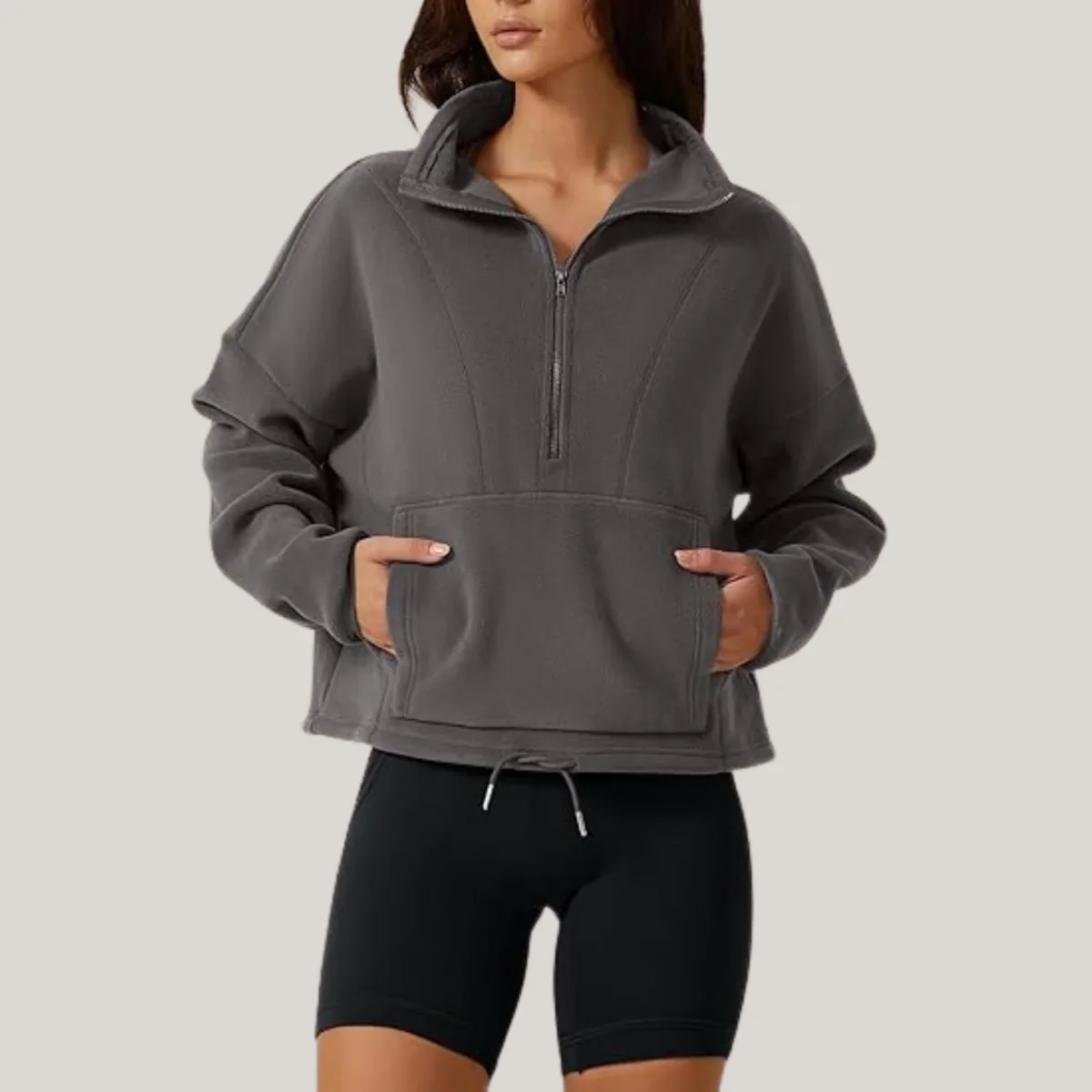 Sweat Polaire Zippé | Oversize & Confort | Style Sport & Cosy – Image 3