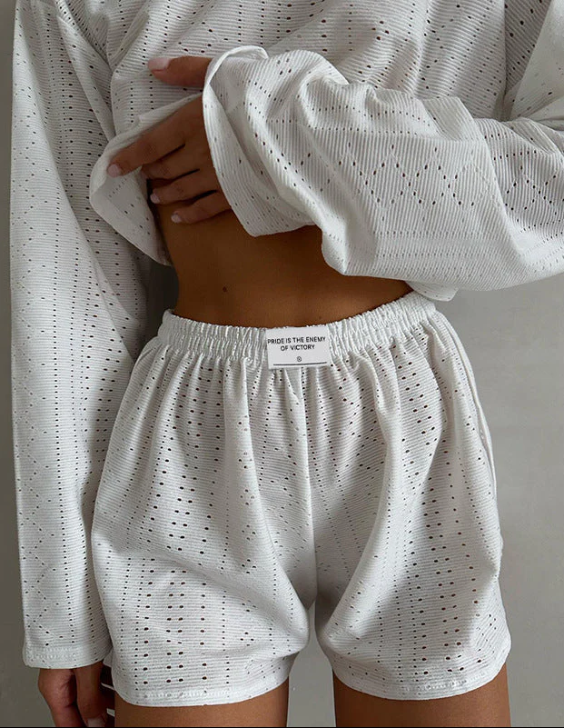 Ensemble Ajouré Blanc | Coton | Léger et Confortable – Image 5