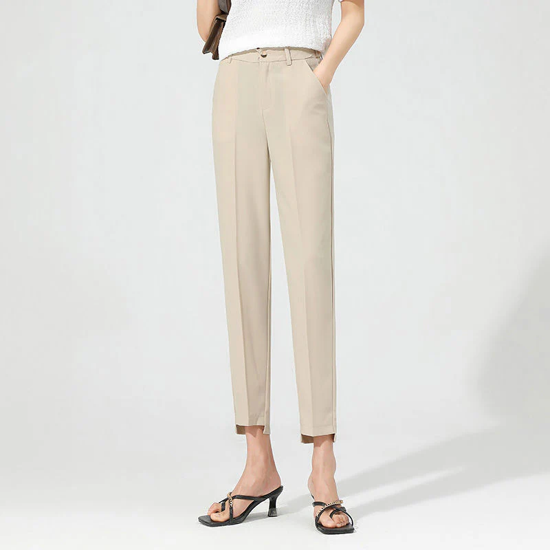 Structured Elegance Pants | High Waist and Cigarette Cut – Image 6