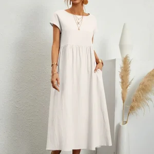 Robe d'été Minimaliste Pour Femme | Midi