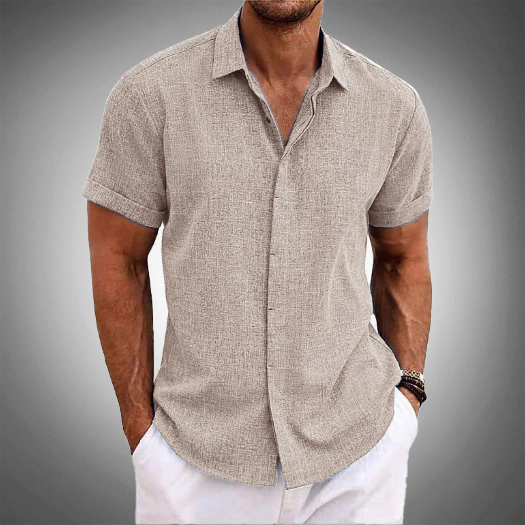 Chemise Décontracté Pour Hommes | Manche Court – Image 3