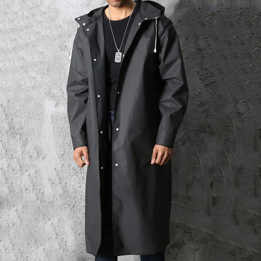 Manteau Imperméable Pour Hommes | Longue – Image 3