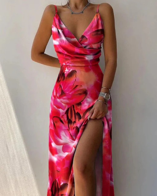 Robe De Soirée À Fente Pour Femme | Maxi – Image 3
