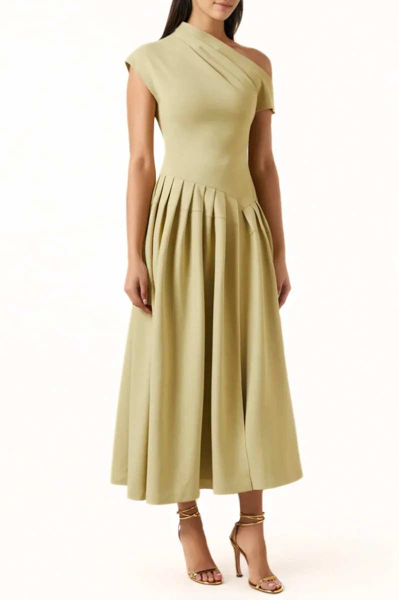 Robe Asymétrique Élégante | Robe de Soirée Midi – Image 6