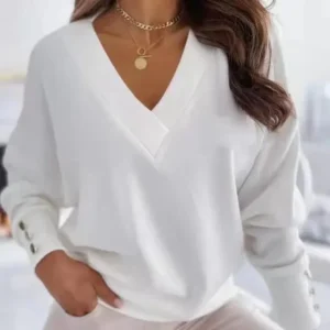 Pull Col en V Pour Femme | Chaud