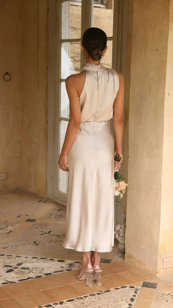 Robe d'invitée de Mariage Brillant Pour Femme | Maxi – Image 3