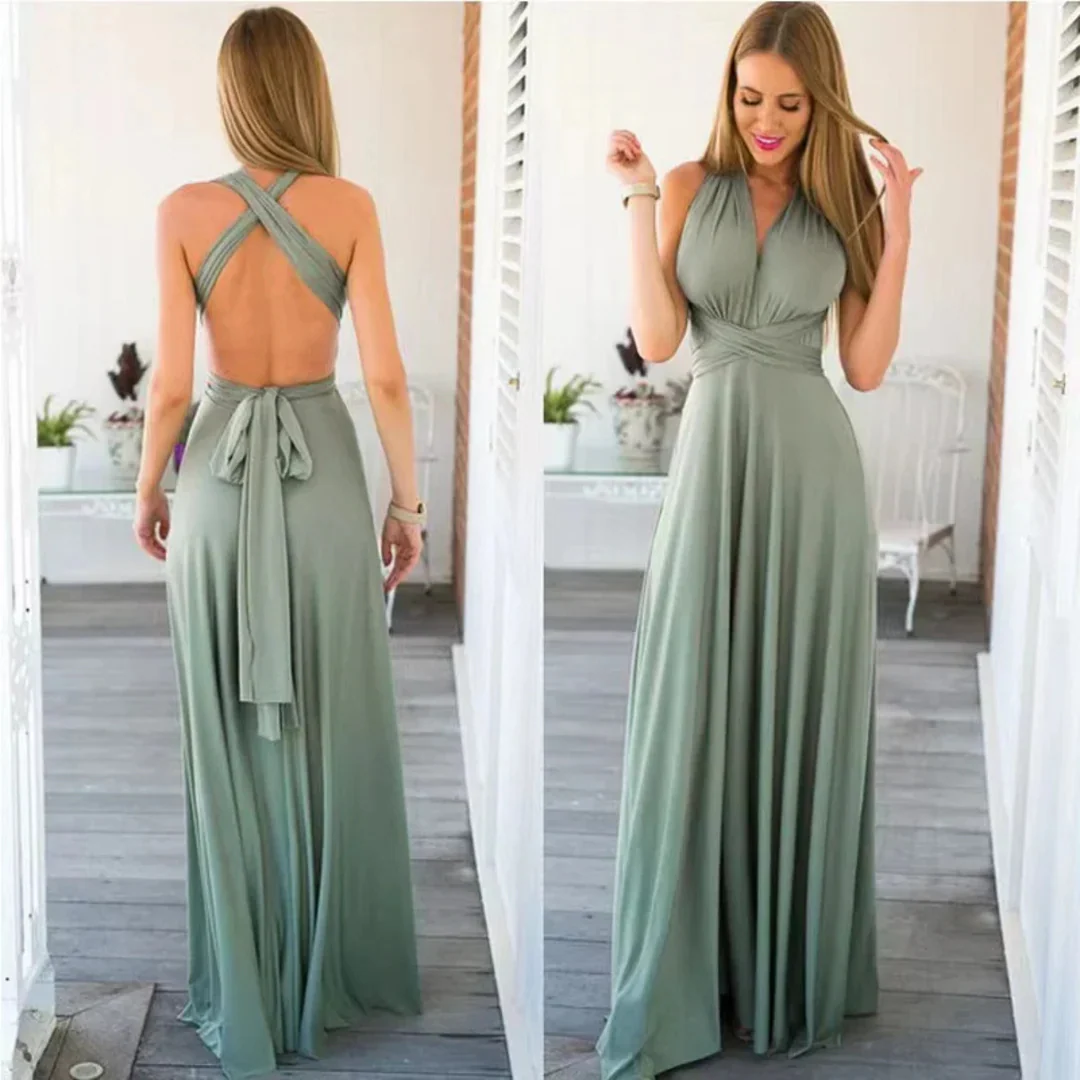 Robe d'été Dos Nu Pour Femme | Maxi – Image 2
