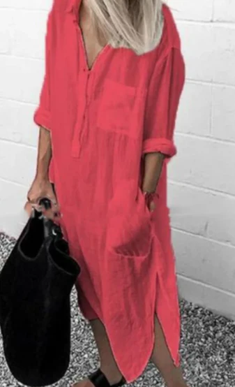 Robe Chemise Légèreté Pour Femme | Maxi – Image 5