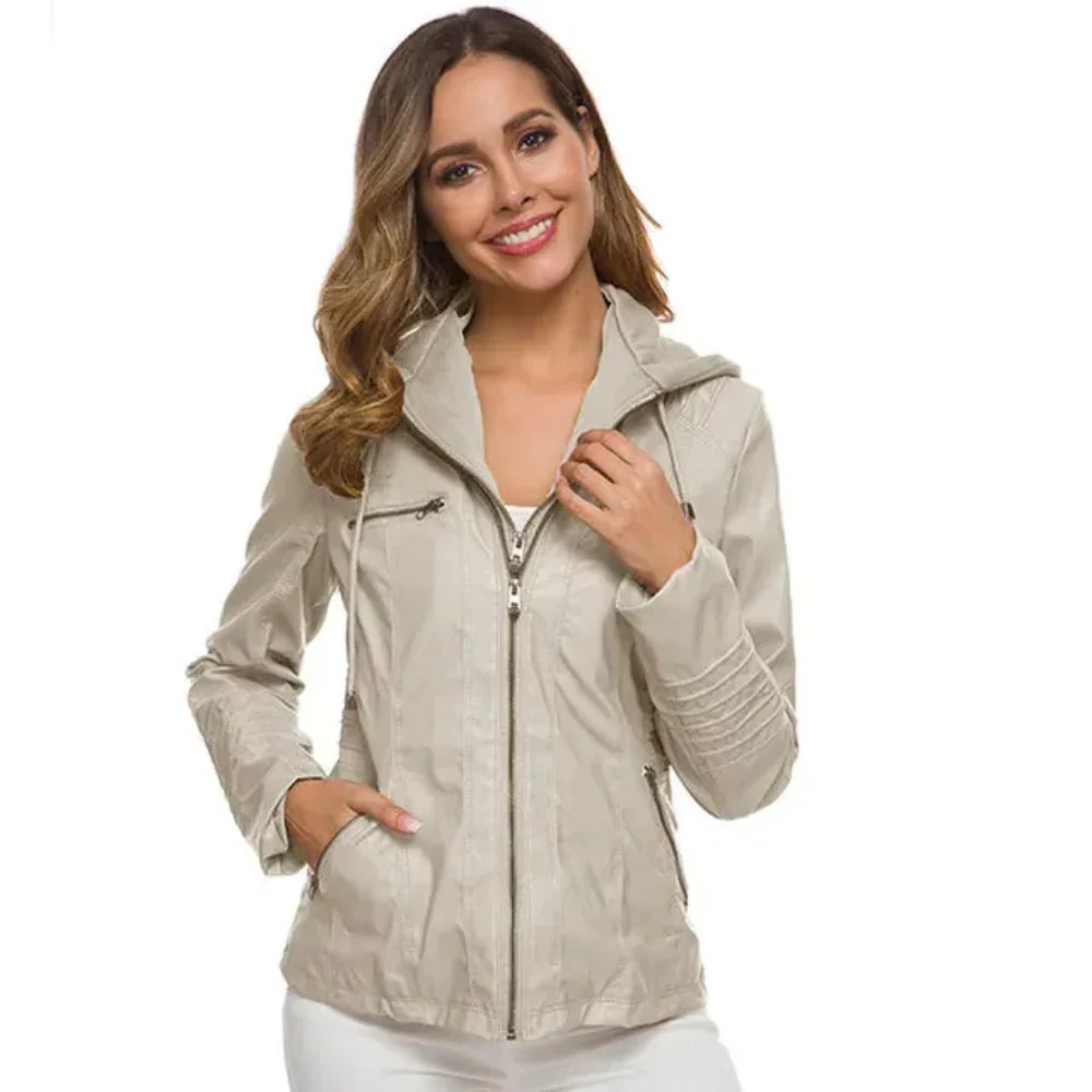 Veste Fermeture Éclair Pour Femme | Court – Image 9