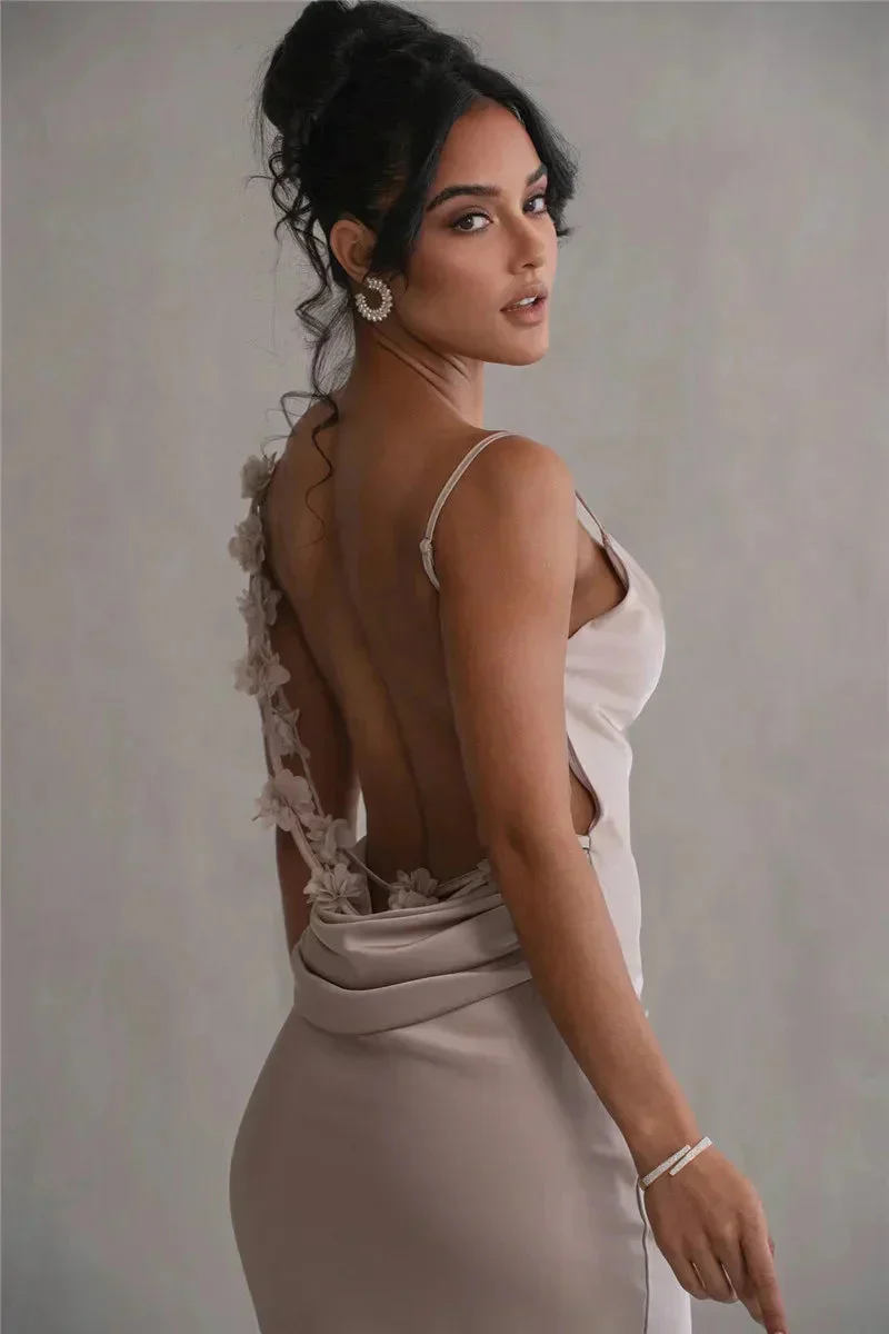 Robe d'invitée de Mariage Elégant Pour Femme | Maxi – Image 3