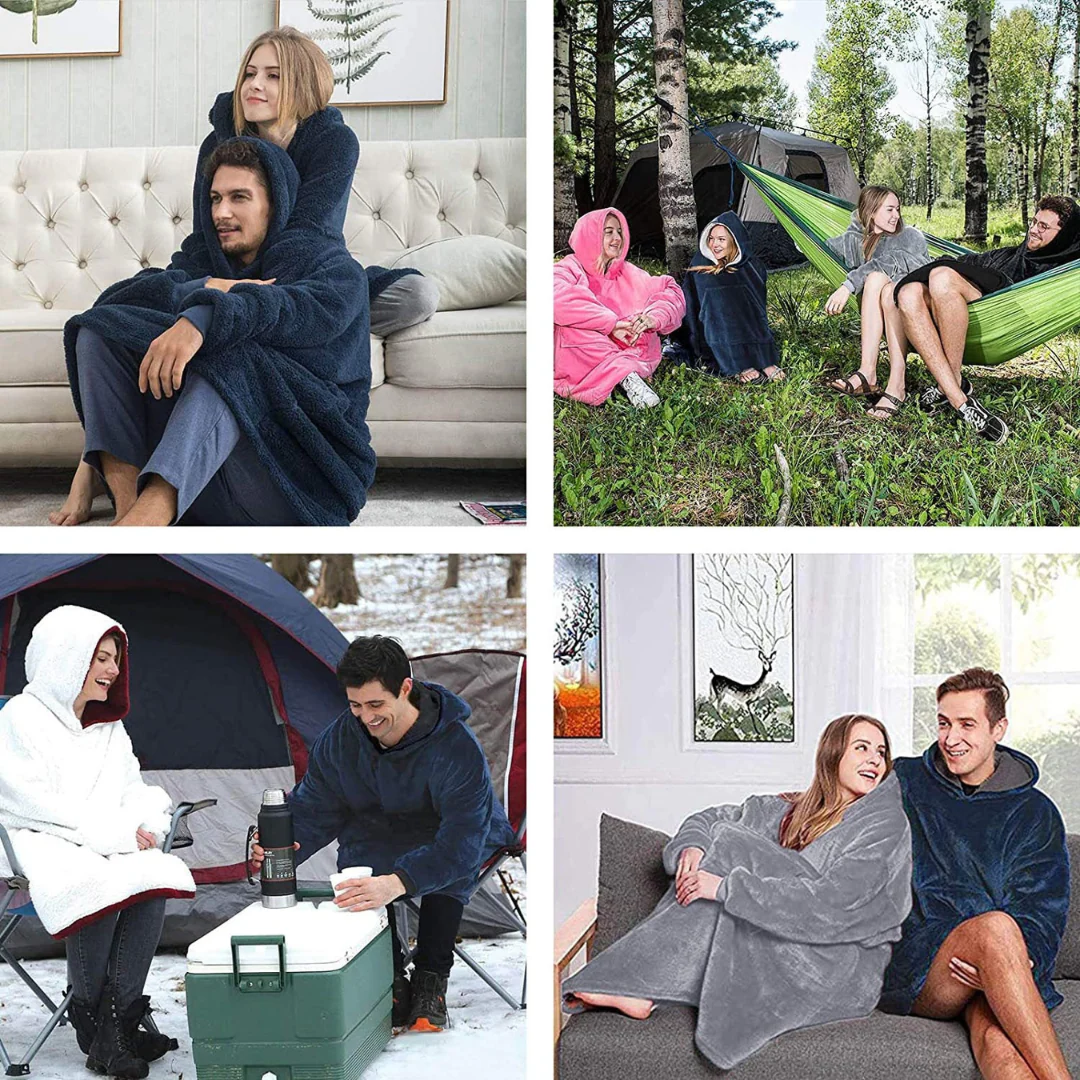 Francia | Sweat à Capuche Surdimensionné Pour Femme | Chaud – Image 3