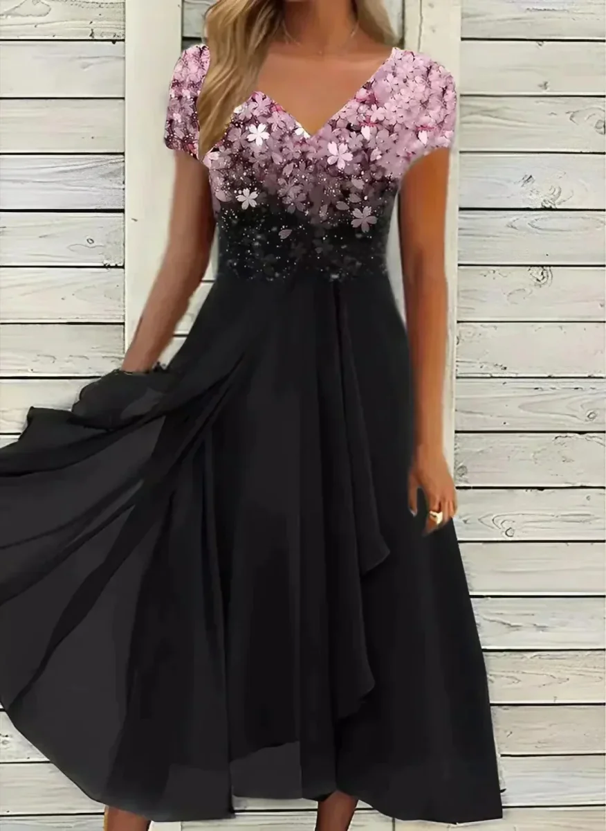 Robe de Soirée Stylisé Pour Femme | Midi – Image 3