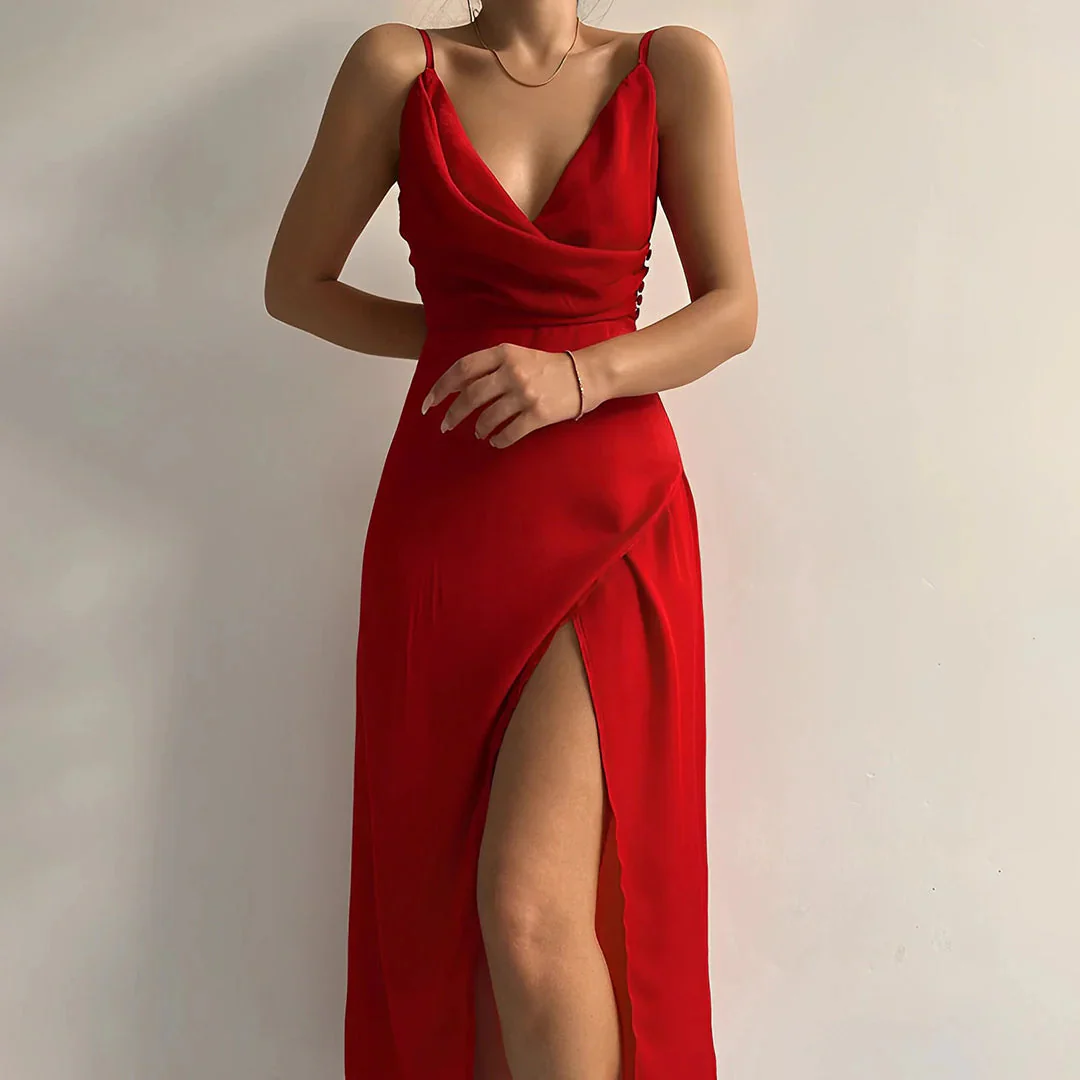 Robe d'invitée de Mariage Fente Pour Femme | Maxi – Image 3