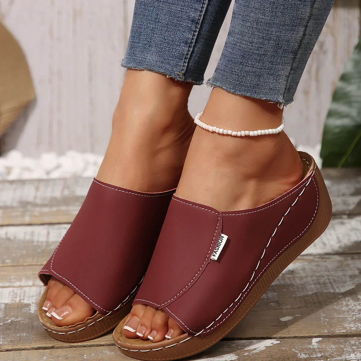 Comfortable Open Sandals with Flat Sole | Casual and Stylish – Image 8